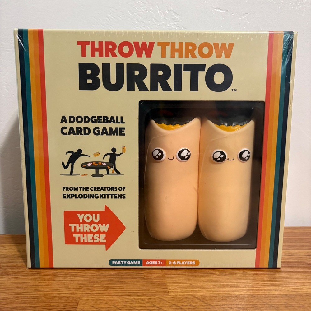 Exploding Kittens Throw Throw Burrito Original‎ Edition Dodgeball Card Game New